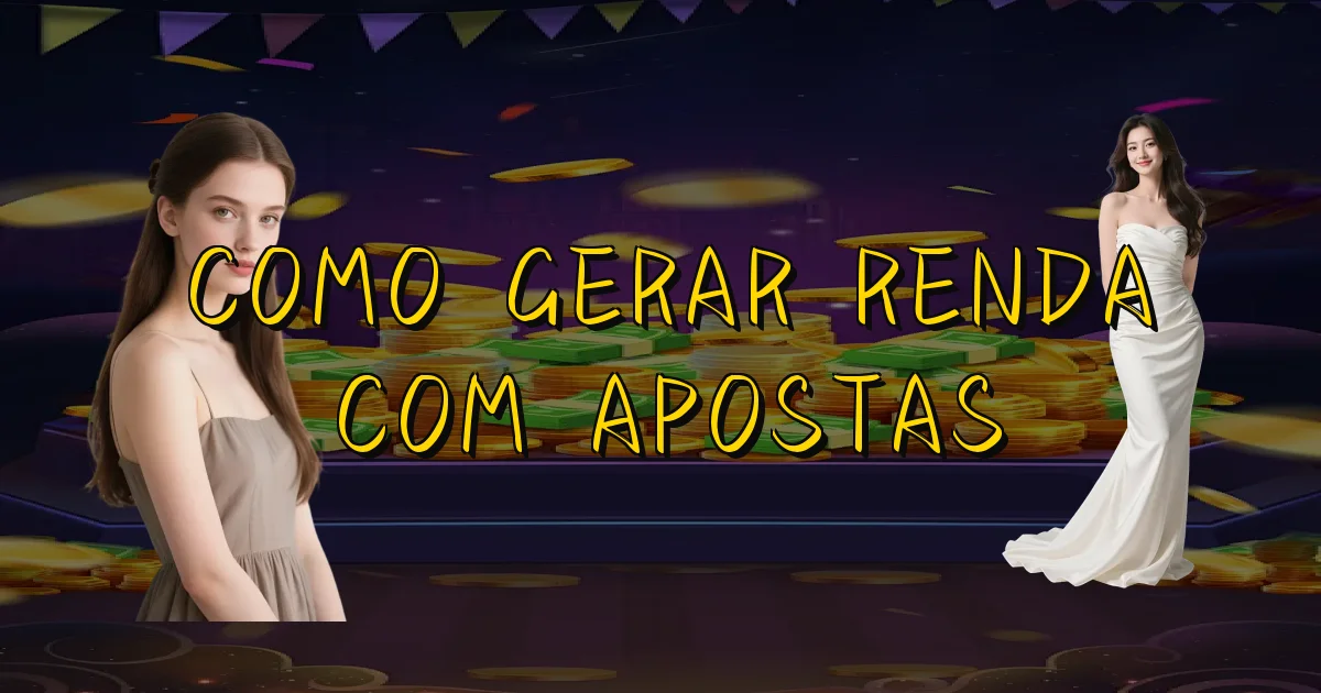 Como Gerar Renda Com Apostas Oficial