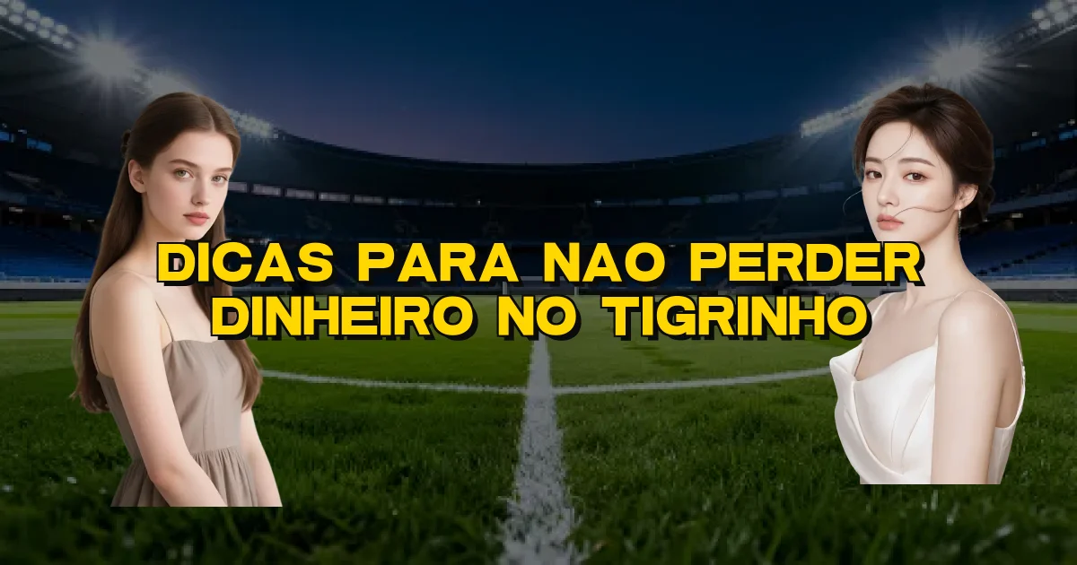 Dicas Para Nao Perder Dinheiro No Tigrinho Oficial