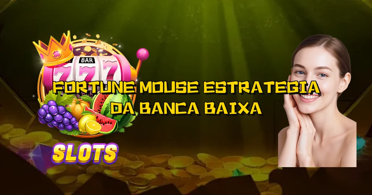Fortune Mouse Estrategia Da Banca Baixa Oficial